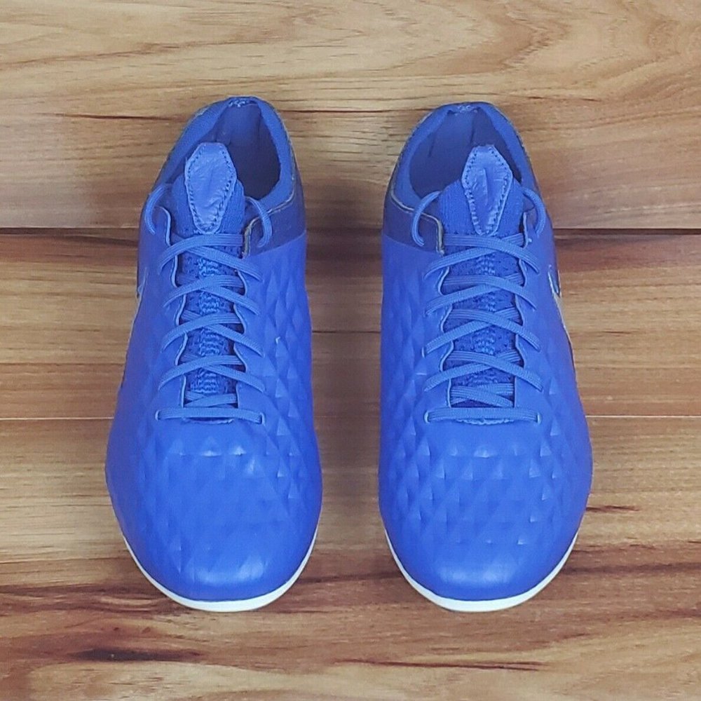 NEW Nike Tiempo Legend 8 ELITE FG Soccer Blue Whit - Picture 3 of 6